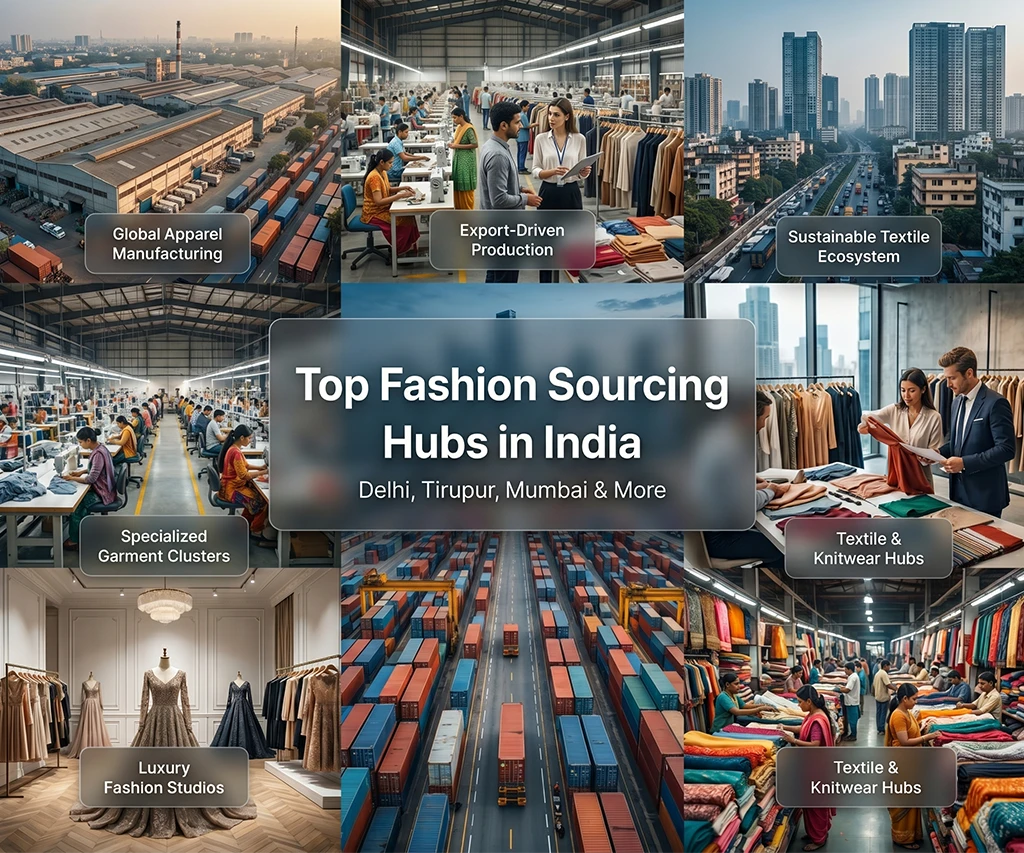 Top fashion sourcing hubs in India 